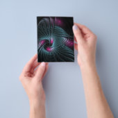 Abstract kleurrijk Fantasy Fractal Flyer (Hand)