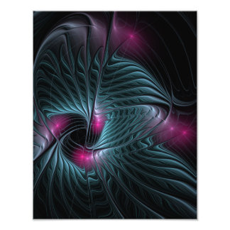 Abstract kleurrijk Fantasy Fractal Foto Afdruk