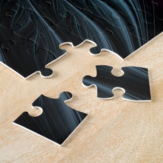 Abstract kleurrijk Fantasy Fractal Legpuzzel (Zijkant)
