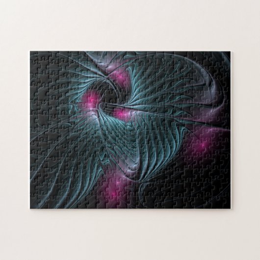 Abstract kleurrijk Fantasy Fractal Legpuzzel (Horizontaal)