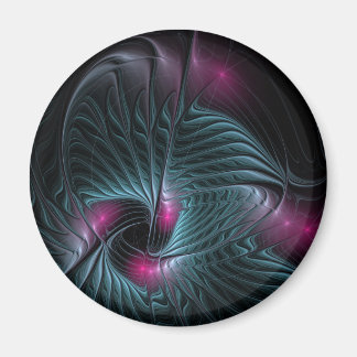 Abstract kleurrijk Fantasy Fractal Magneet
