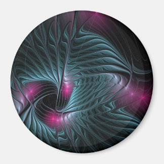 Abstract kleurrijk Fantasy Fractal Magneet