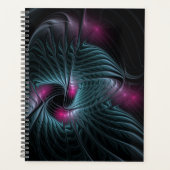 Abstract kleurrijk Fantasy Fractal Planner (Voorkant)