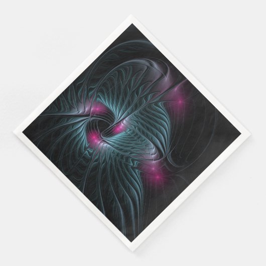 Abstract kleurrijk Fantasy Fractal Servet (Hoek)