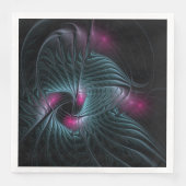 Abstract kleurrijk Fantasy Fractal Servet (Voorkant)