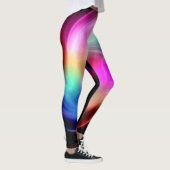 Abstract kleurrijk Fractal Patroon Leggings (Rechts)