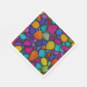 Abstract kleurrijk gesteente servet (Hoek)