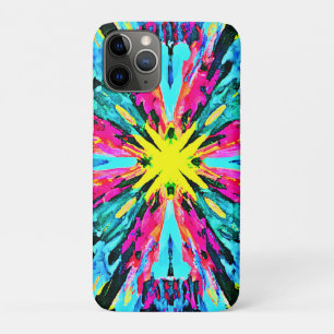 Abstract kleurrijk gloedpatroon iPhone 11 pro hoesje