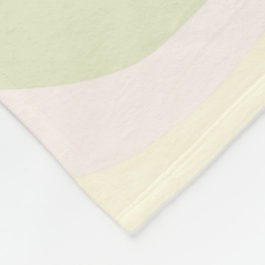 Abstract kleurrijk golvend patroon fleece deken (Hoek)