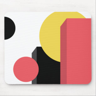 Abstract, kleurrijk, modern, eenvoudig, levendig d muismat