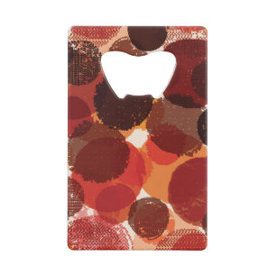 Abstract Kleurrijk Naadloos Patronen Collectie Kredietkaart Flessenopener