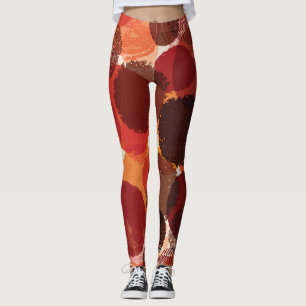 Abstract Kleurrijk Naadloos Patronen Collectie Leggings