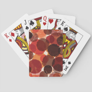 Abstract Kleurrijk Naadloos Patronen Collectie Pokerkaarten