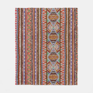 Abstract kleurrijk: naadloze patroonachtergrond. fleece deken
