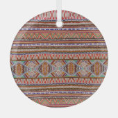 Abstract kleurrijk: naadloze patroonachtergrond. glas ornament (Voorkant)