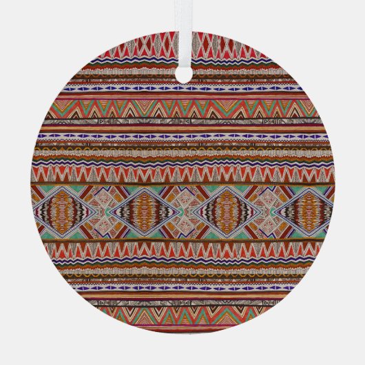 Abstract kleurrijk: naadloze patroonachtergrond. glas ornament (Achterkant)