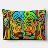 Abstract kleurrijk ontwerp etui (Achterkant)