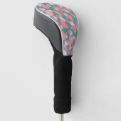 Abstract kleurrijk patroon golfheadcover (Schuin)
