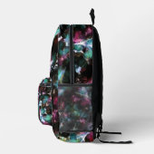 Abstract, kleurrijk patroon, helder, elegant bedrukte rugzak (Rechts)