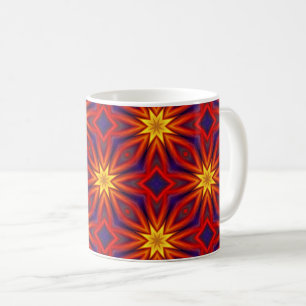 Abstract Kleurrijk Patroon Koffiemok