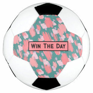 Abstract kleurrijk patroon voetbal