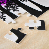 Abstract Kleurrijk Regenboogboomcanvas Legpuzzel (Zijkant)