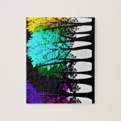 Abstract Kleurrijk Regenboogboomcanvas Legpuzzel (Verticaal)