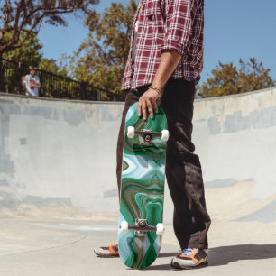Abstract kleurrijk skateboard