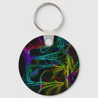 abstract kleurrijk sleutelhanger