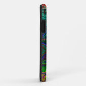Abstract kleurrijk spiraal Case-Mate iPhone case (Achterkant/rechts)
