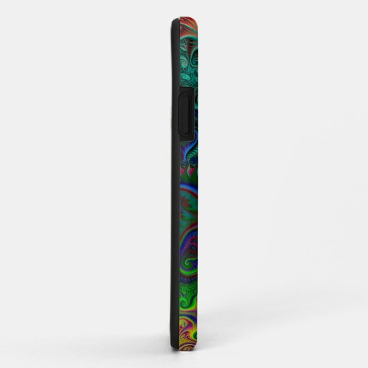 Abstract kleurrijk spiraal Case-Mate iPhone case (Achterkant/rechts)