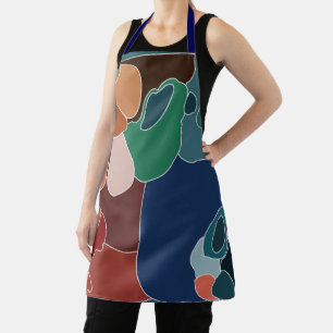 Abstract Kleurrijke Artistieke Kunstzinnige Kunste Schort