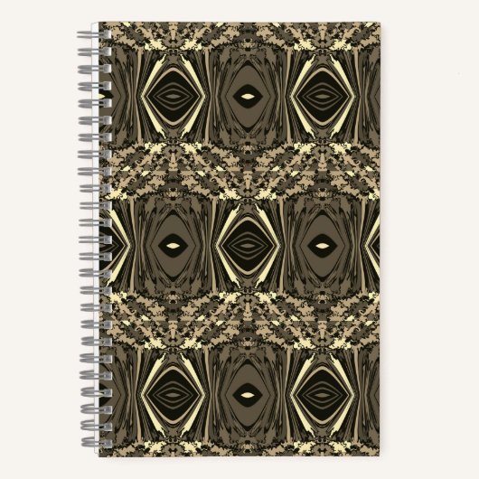 Abstract Kleurrijke Draai Ingeknepen Halfsteense / Notitieboek (Voorkant)