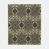 Abstract Kleurrijke Draai Ingeknepen Halve Bakstee Fleece Deken (Voorkant)