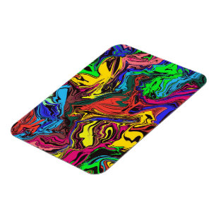 Abstract Kleurrijke Draaiende / Geduwd / Magneet