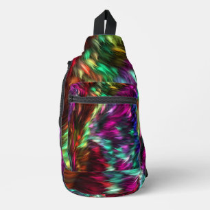 Abstract Kleurrijke Vacht Achtergrond-24605 Sling Bag