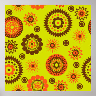 abstract kleurrijke waterverf achtergrond poster