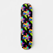 Abstract kleurvormpatroon skateboard (Voorkant)