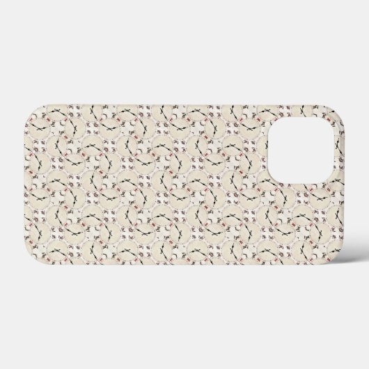 Abstract klokpatroon Case-Mate iPhone case (Achterkant (horizontaal))