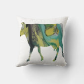 Abstract koeiensilhouet kussen (Achterkant)