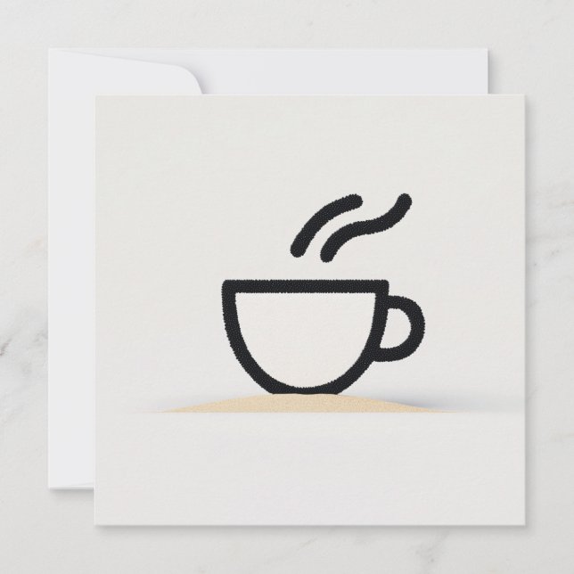 Abstract koffiebekerontwerp (Voorkant)