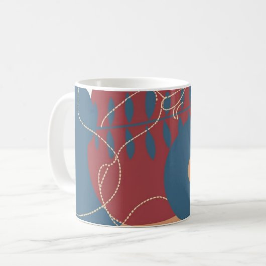 Abstract Koffiemok (Voorkant links)