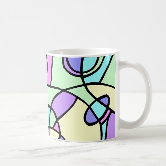 Abstract Koffiemok (Rechts)