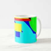 Abstract Koffiemok (Voorkant rechts)