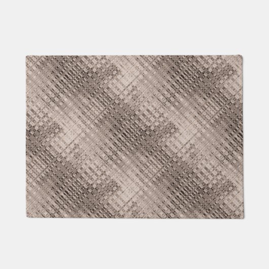 Abstract koperpatroon deurmat (Voorkant)
