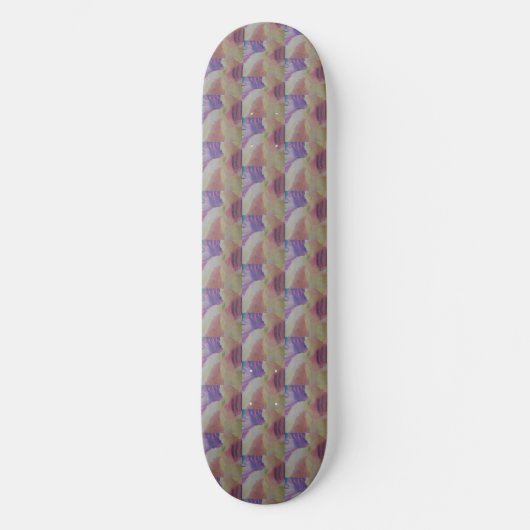 Abstract koraalrif skateboard (Voorkant)