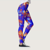 Abstract kristalpatroon leggings (Rechts)