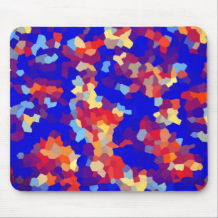 Abstract kristalpatroon muismat