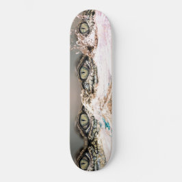 Abstract krokodille Eyes Skateboard