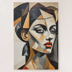 Abstract kubisme Portret Picasso geïnspireerd Vrou Legpuzzel